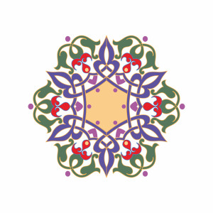 طرح لایه باز وکتور ماندالا اسلیمی اسلامی