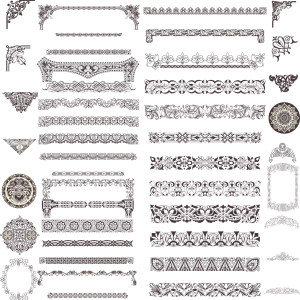 طرح لایه باز وکتور هدر اسلیمی با کیفیت بالا