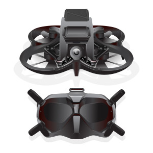 طرح لایه باز وکتور آیکن های پهپاد هلی شات