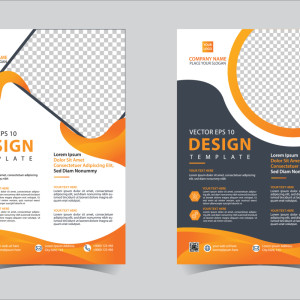 طرح لایه باز وکتور پوستر تبلیغاتی مدرن شرکتی