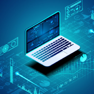 طرح لایه باز وکتور پوستر دیجیتال مارکتینگ