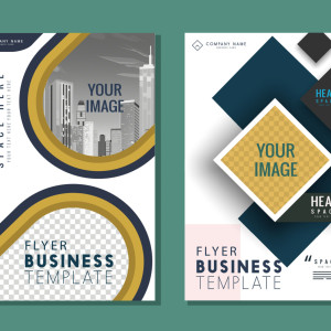 طرح لایه باز وکتور پوستر تبلیغاتی جذاب و مدرن