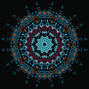 طرح لایه باز وکتور اسلیمی ماندالا با کیفیت بالا