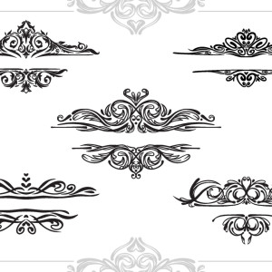 دانلود رایگان مجموعه گل های اسلیمی با کیفیت بالا