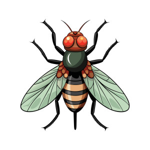 طرح لایه باز وکتور پشه مگس با کیفیت بالا