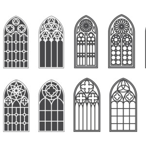 طرح لایه باز وکتور پنجره در طرح های مختلف