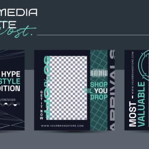 طرح لایه باز پست اینستاگرام با کیفیت بالا