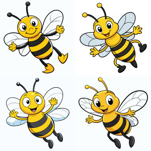 طرح لایه باز مجموعه وکتور زنبور عسل