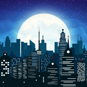 طرح لایه باز وکتور شهر آلوده با کیفیت بالا