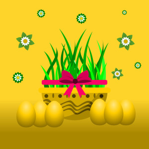 طرح لایه باز وکتور عید باستانی نوروز با کیفیت بالا