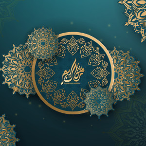 طرح لایه باز پوستر ماندالا با کیفیت بالا