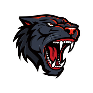 طرح لایه باز آیکن ببر با کیفیت بالا