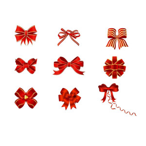 طرح لایه باز وکتور پاپیون قرمز رنگ با کیفیت بالا