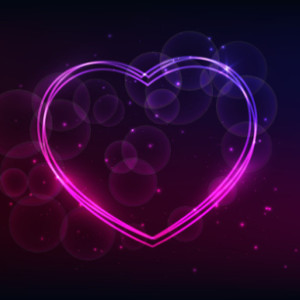 طرح لایه باز وکتور بکگراند عاشقانه قلبی