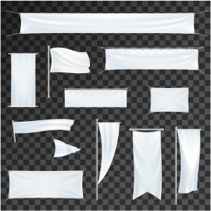 طرح لایه باز وکتور مجموعه پرچم ها با کیفیت بالا