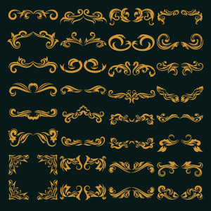 طرح لایه باز وکتور گل های عنوان و با کیفیت بالا