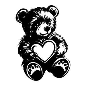 لایه باز فتوشاپ عروسک خرسی با کیفیت بالا