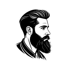 لایه باز فتوشاپ سر انسان نیم رخ با کیفیت بالا