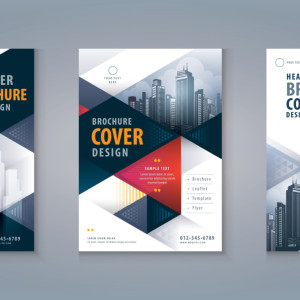 طرح لایه باز وکتور پوستر تبلیغاتی شرکتی با کیفیت