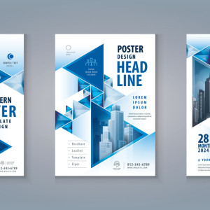 طرح لایه باز وکتور پوستر انتخاباتی مدرن فوق العاده