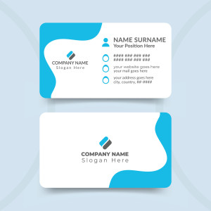 طرح لایه باز کارت ویزیت مدرن ورزشی با کیفیت بالا