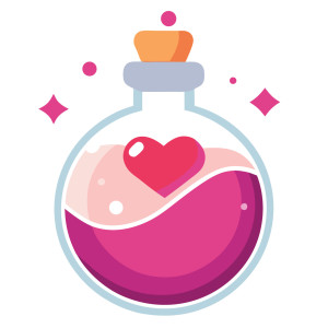 طرح لایه باز بطری شیشه ای عاشقانه با کیفیت بالا