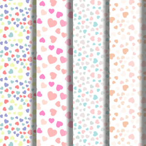 طرح لایه باز بکگراند عاشقانه در انواع مختلف