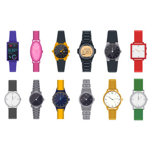 طرح لایه باز انواع ساعت مچی و دیواری و رومیزی