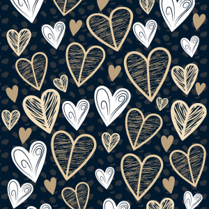 طرح لایه باز کارت پستال عاشقانه با کیفیت بالا