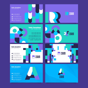 کارت ویزیت لایه باز شخصی کلاسیک سیاه