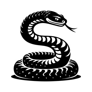 طرح لایه باز وکتور مار خشمگین کبری با کیفیت بالا