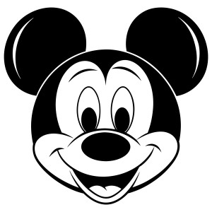 لایه باز PSD میکی موس زیبا و بامزه با کیفیت بالا