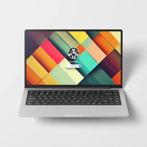 لایه باز موکاپ فتوشاپ لپ‌تاپ با وضوح بالا