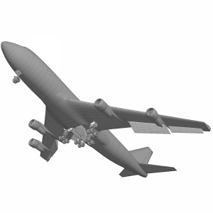 مدل سه بعدی هواپیمای مسافربری