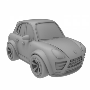 مدل سه بعدی 3D ماشین سواری فانتزی با کیفیت بالا