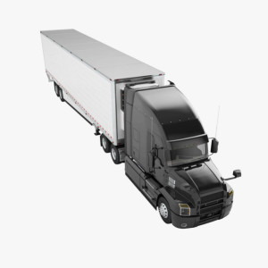مدل سه بعدی 3D کامیون باری تریلر با کیفیت بالا