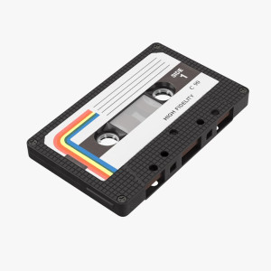 مدل سه بعدی 3D نوار ظبط قدیمی با کیفیت بالا