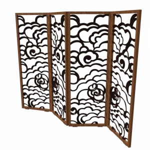 مدل سه بعدی پارتیشن متحرک