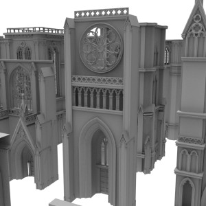 مدل سه بعدی ساختمان هاو قلعه های قدیمی و باستانی