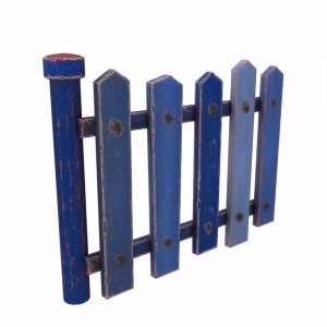 مدل سه بعدی فنس چوبی با تکسچر