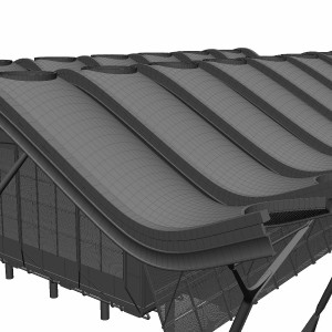 مدل سه بعدی ساختمان فرودگاه