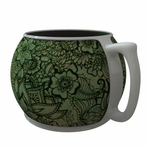 مدل سه بعدی 3D لیوان کلاسیک دکوری