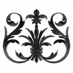 مدل سه بعدی گل طرح اسلیمی