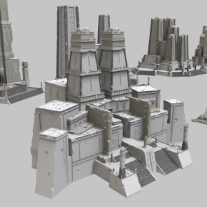 مدل آماده سه بعدی 3D پک معبد و مکان های قدیمی