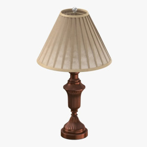 مدل سه بعدی آباژور چوبی چراغ خواب با کیفیت بالا