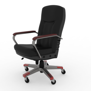 مدل سه بعدی 3d صندلی اداری چرخ دار با کیفیت بالا