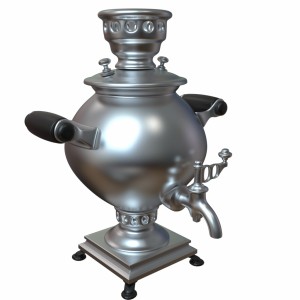 مدل سه بعدی سماور قدیمی