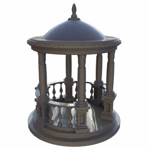 مدل سه بعدی 3D آلاچیق رومی با کیفیت بالا