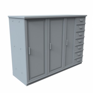 مدل سه بعدی کمد لباس