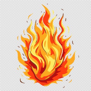 عکس png شعله آتش با بکگراند خام و خالی